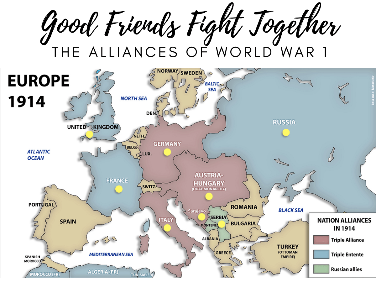 Good Friends Fight Together Alliances Of Wwi Ed Methods
